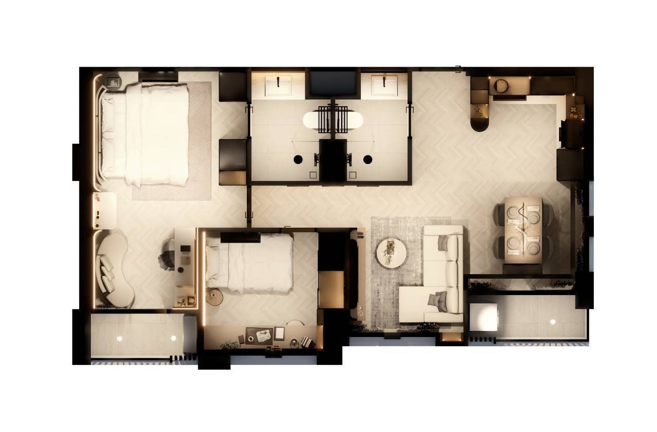 ✨ Brand-New 2-Bedroom Condo Near Ruamchok Intersection Spacious 61.48 Sq.m. • Mountain View • Move-in Ready photo 14