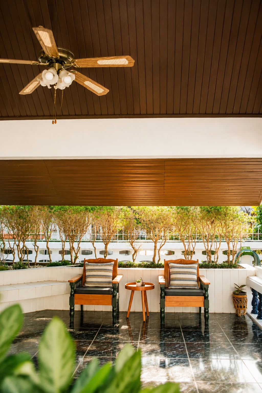 Shared pool and leisure area